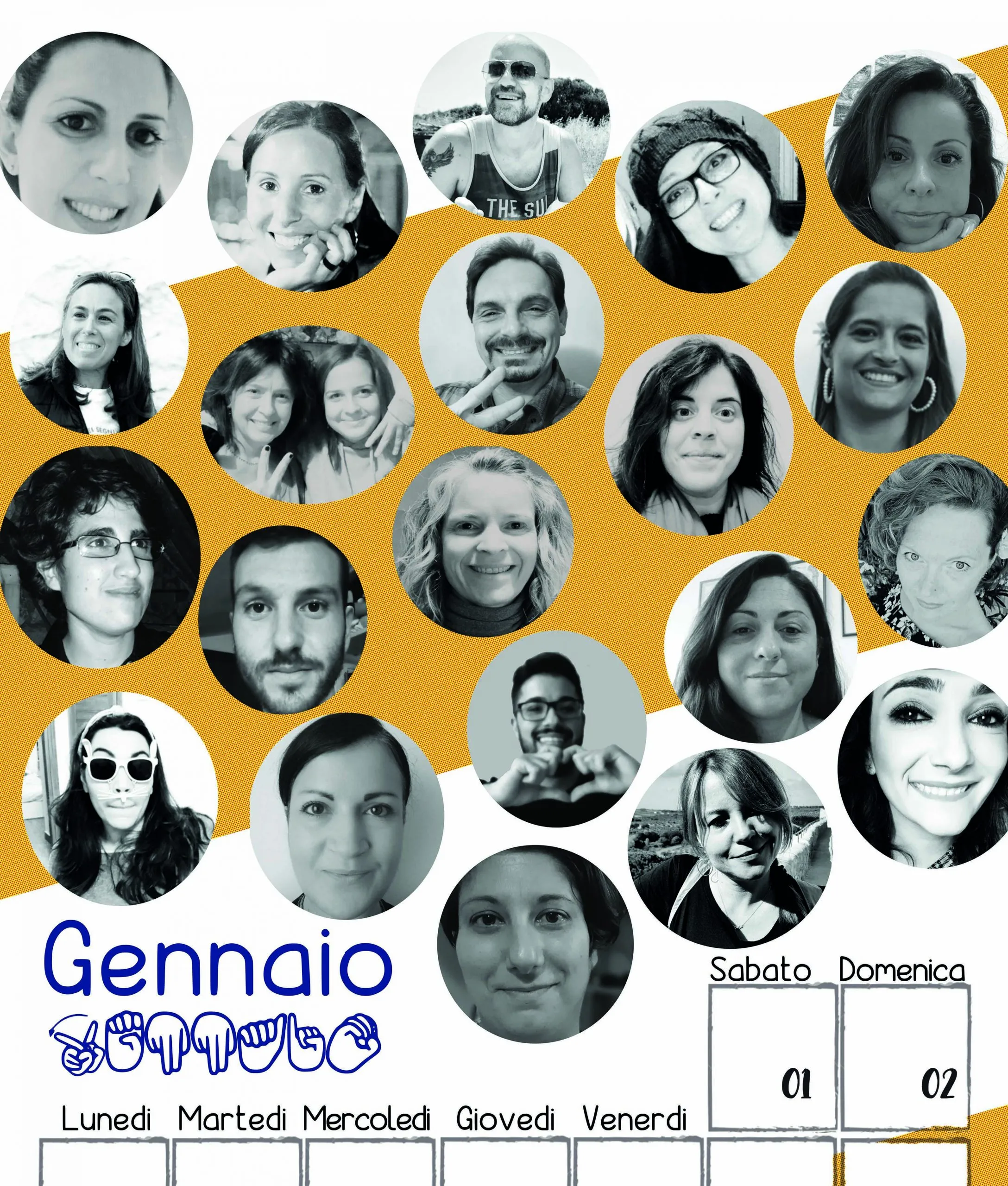 Prima pagina del Calendario 2022