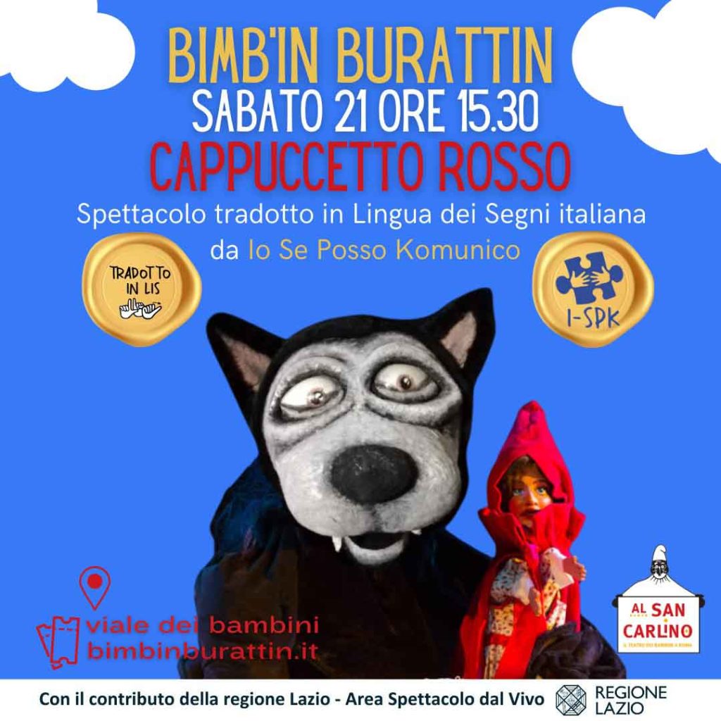 BIMB'IN BURATTIN presenta CAPPCUCETTO ROSSO!!