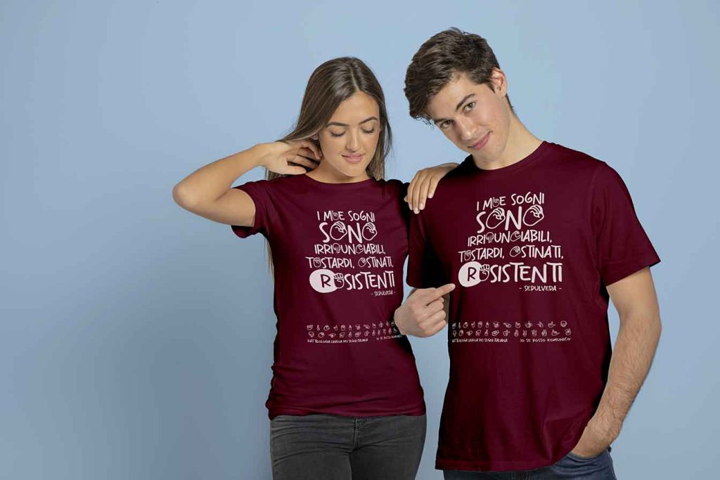 T-shirt "I MIEI SOGNI" di ISPK